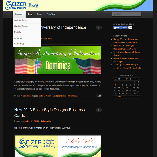 SeizerStyle Designs Blog Nov 2013 design