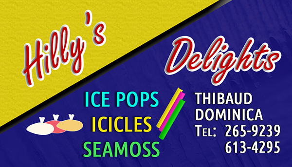 Hilly's Delights Business Card