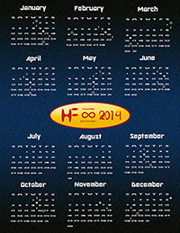 2014 Calendar: HF2014