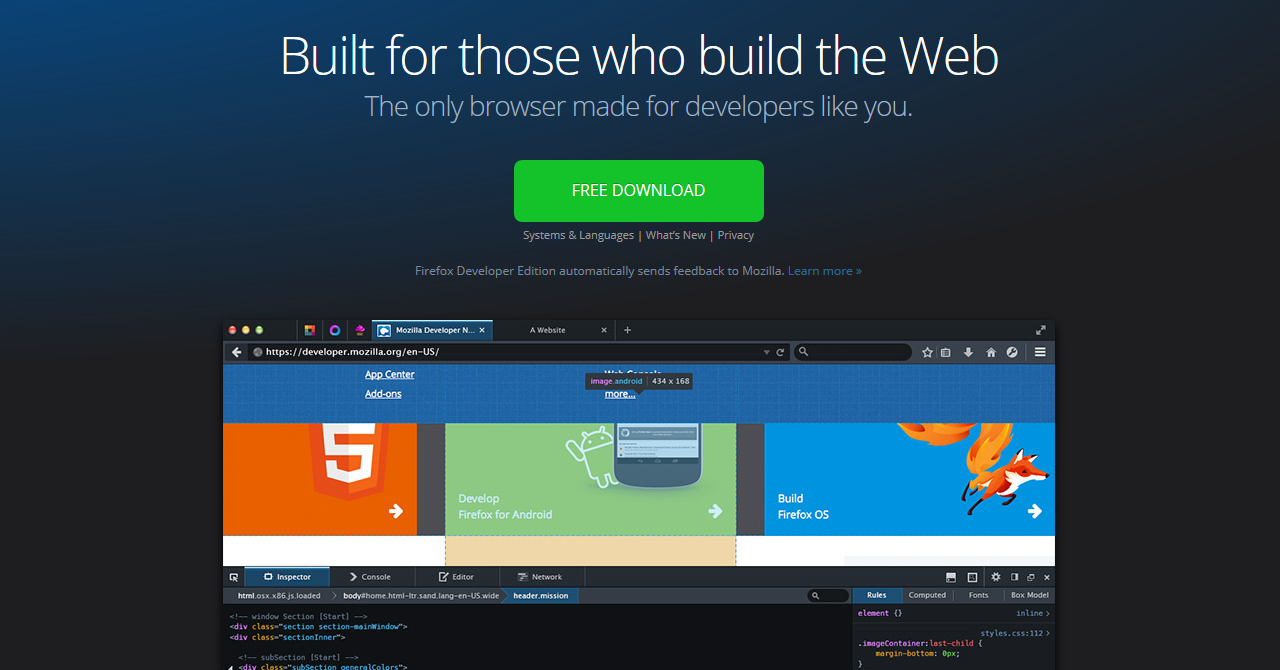 Tech Tip: Try Firefox Developer Edition