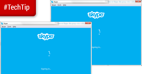 Tech Tip: Use two instances of Skype simultaneously in Windows