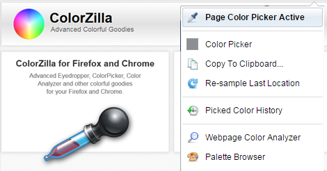 Tech Tip: Find a color from a website with ColorZilla