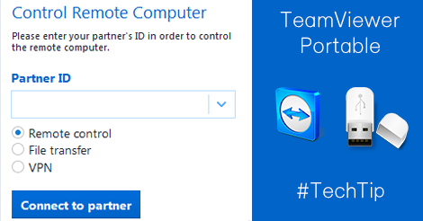 Tech Tip: Use TeamViewer from a USB drive